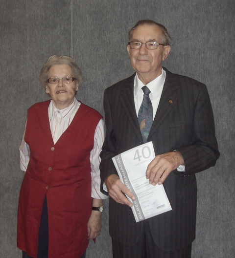 Hans-Georg Kiene mit Ehefrau